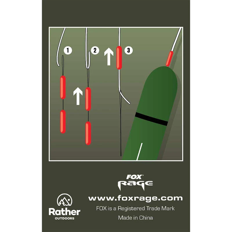 Fox Rage Predator Red Float Stops